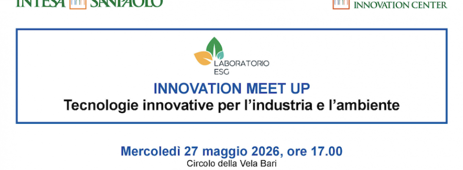 INNOVATION MEET UP – 27 maggio 2026 ore 17:00