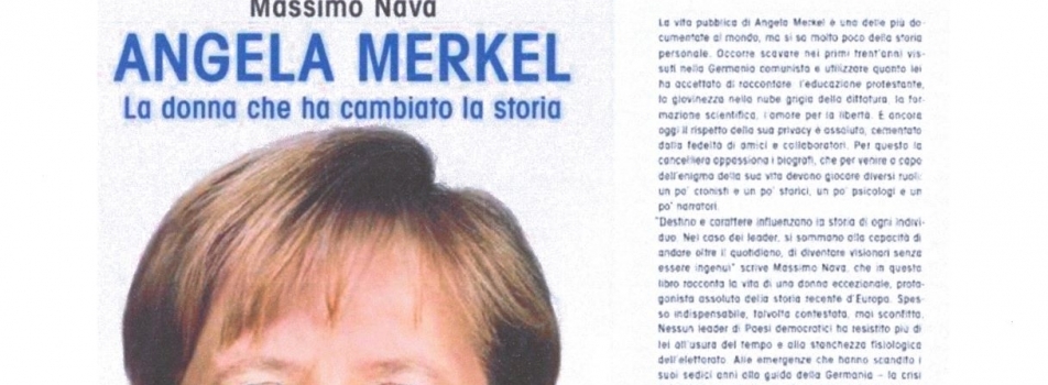 Evento del 5 ottobre: presentazione del libro “Angela Merkel” la donna che ha cambiato la storia”