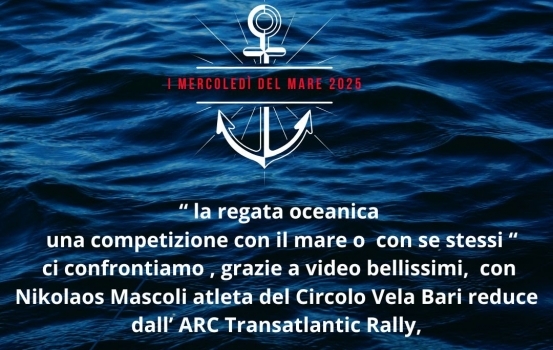I Mercoledì del Mare. Mercoledì 16 – ore 20:00 Sede Margherita.