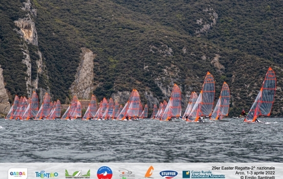 SECONDA REGATA NAZIONALE AD ARCO  VITTOLI (CV BARI) E MARCHESINI (FRAGLIA VELA MALCESINE) TERZI