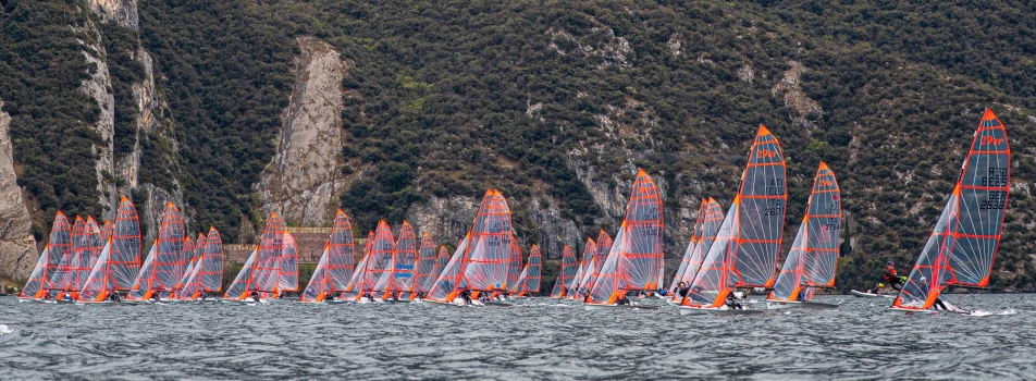 SECONDA REGATA NAZIONALE AD ARCO  VITTOLI (CV BARI) E MARCHESINI (FRAGLIA VELA MALCESINE) TERZI