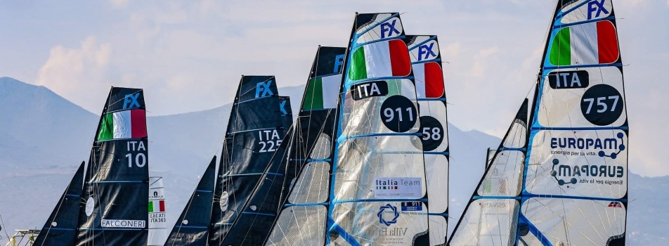 SIMONE FERRARESE E LEONARDO CHISTÉ SECONDI IN 49ER AL CAMPIONATO ITALIANO CLASSI OLIMPICHE. SIMONE FERRARESE E LEONARDO CHISTÉ SECONDI IN 49ER AL CAMPIONATO ITALIANO CLASSI OLIMPICHE.