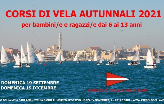Corsi di vela autunnali