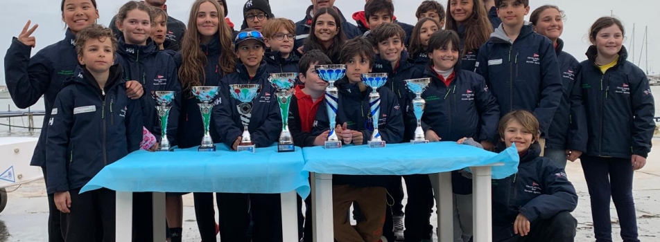 PODIO COMPLETO IN DIV A ALLA TERZA TAPPA DELLO ZONALE OPTIMIST SUL GARGANO