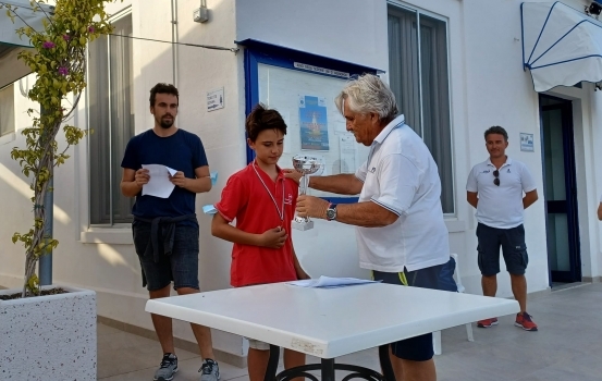 FRANCESCO CARRIERI PRIMO ALLA TERZULTIMA TAPPA DELLO ZONALE OPTIMIST A MONOPOLI