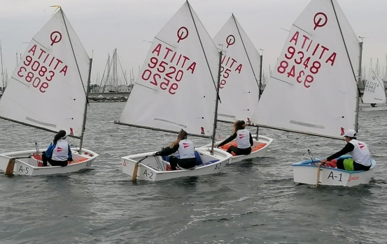 LA SQUADRA OPTIMIST DEL CV BARI AL CAMPIONATO ITALIANO A SQUADRE DI CLUB