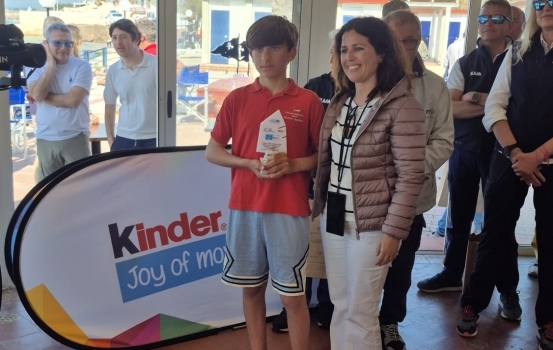 BENE LA PRIMA TAPPA DEL TROFEO OPTIMIST ITALIA KINDER JOY OF MOVING
