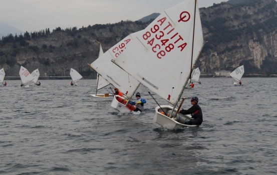 Il giovanissimo Francesco Carrieri è già nel gruppo GAN (Gruppo Agonistico Nazionale)classe optimist.