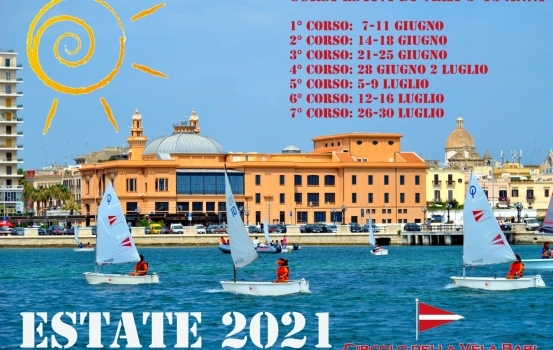 DAL 18 MAGGIO PARTONO LE ISCRIZIONI PER I CORSI DI VELA ESTIVI PER BAMBINI E RAGAZZI DAI 6 AI 13 ANNI